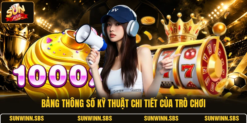 Bảng thông số kỹ thuật chi tiết của trò chơi