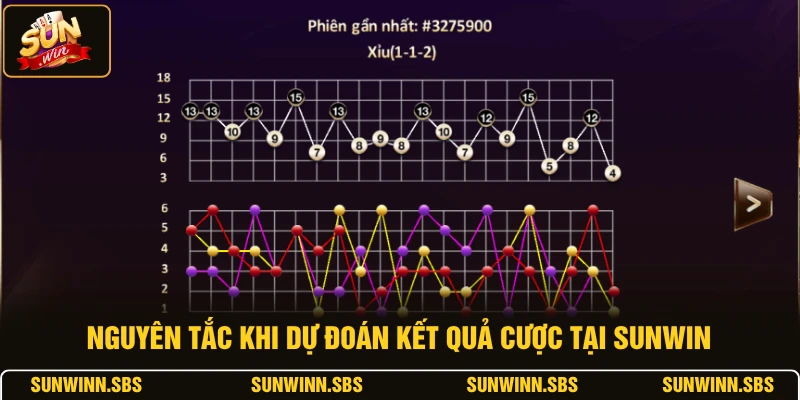 Nguyên tắc khi dự đoán kết quả cược tại SUNWIN
