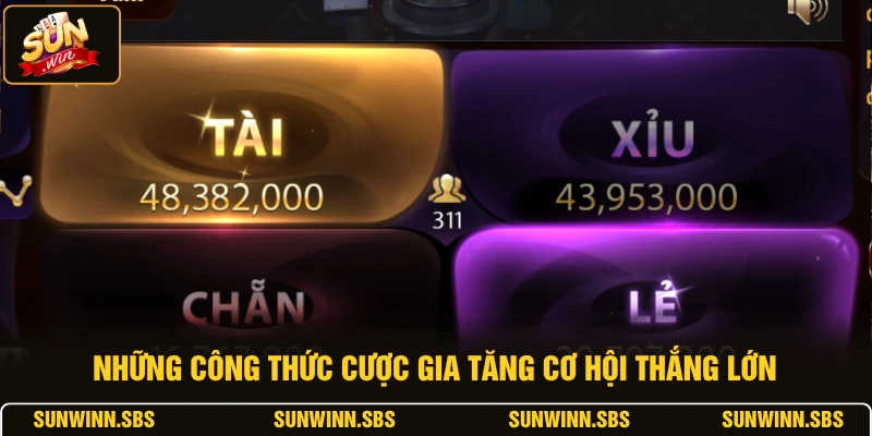 Những công thức cược gia tăng cơ hội thắng lớn
